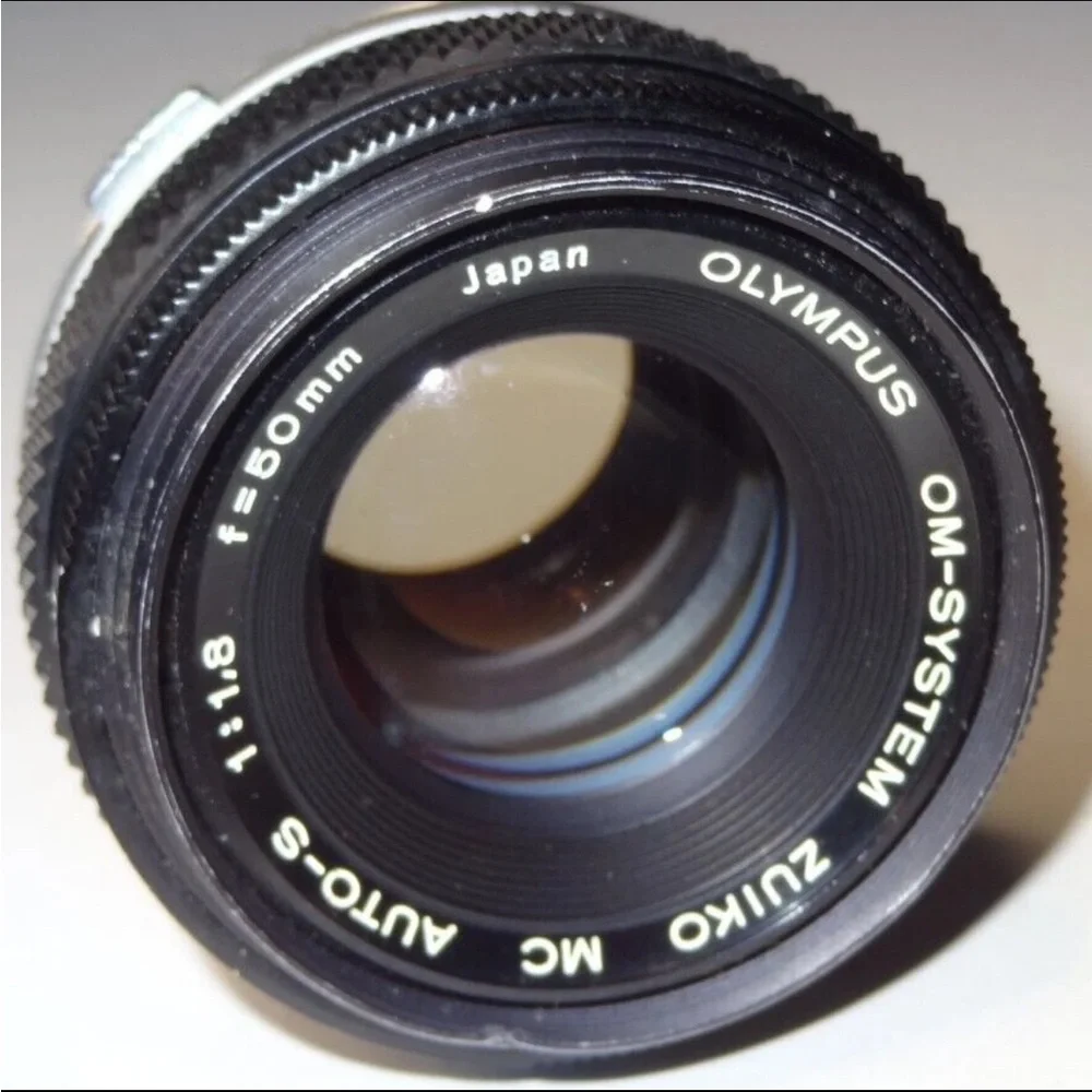 Olympus Zuiko 50mm f/1.8 Prime Lens — Black with Green Marking
